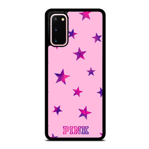 PINK VICTORIA SECRET STARS Samsung Galaxy S20 Case PINK VICTORIA SECRET STARS Samsung Galaxy S20 Case