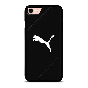 PUMA LOGO BLACK LEATHER iPhone 8 Case PUMA LOGO BLACK LEATHER iPhone 8 Case