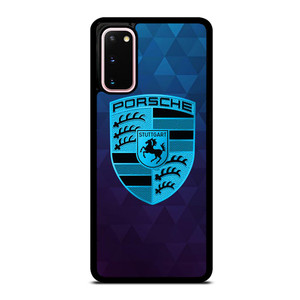 PORSCHE CAR BLUE LOGO Samsung Galaxy S20 Case PORSCHE CAR BLUE LOGO Samsung Galaxy S20 Case