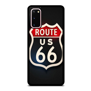 ROUTE 66 STREET US LOGO CARBON Samsung Galaxy S20 Case ROUTE 66 STREET US LOGO CARBON Samsung Galaxy S20 Case