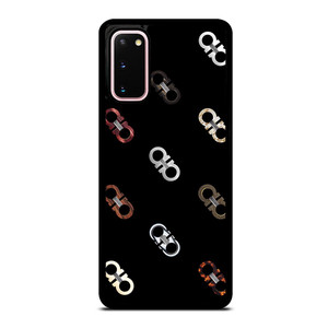 SALVATORE FERRAGAMO LOGO PATTERN Samsung Galaxy S20 Case