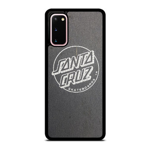 SANTA CRUZ SKATEBOARD LOGO ASPHALT Samsung Galaxy S20 Case SANTA CRUZ SKATEBOARD LOGO ASPHALT Samsung Galaxy S20 Case