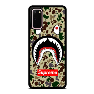 SHARK CAMO BATHING APE SUPREME Samsung Galaxy S20 Case SHARK CAMO BATHING APE SUPREME Samsung Galaxy S20 Case