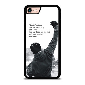 ROCKY MOTIVATIONAL QUOTES iPhone 8 Case