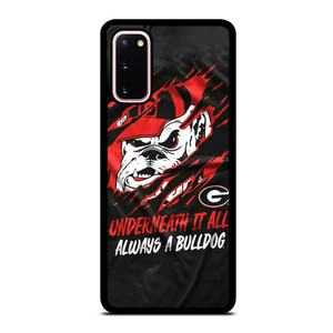 UGA GEORGIA BULLDOGS UNDERNEATH IT ALL Samsung Galaxy S20 Case UGA GEORGIA BULLDOGS UNDERNEATH IT ALL Samsung Galaxy S20 Case