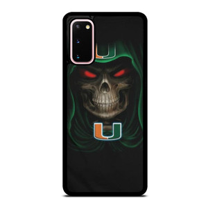UM MIAMI HURRICANES SKULL Samsung Galaxy S20 Case