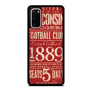 WISCONSIN BADGER OLD TICKET Samsung Galaxy S20 Case