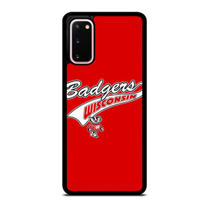 WISCONSIN BADGERS FOOTBALL SYMBOL Samsung Galaxy S20 Case WISCONSIN BADGERS FOOTBALL SYMBOL Samsung Galaxy S20 Case