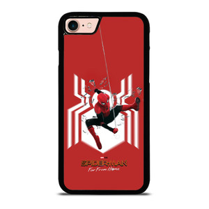SPIDERMAN FAR FROM HOME LOGO RED ACTION iPhone 8 Case