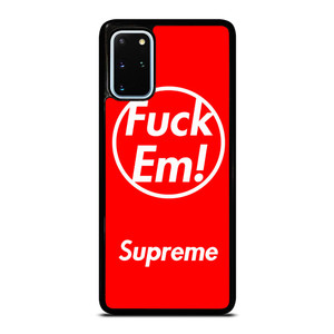 SUPREME FUCK EM RED Samsung Galaxy S20 Plus Case