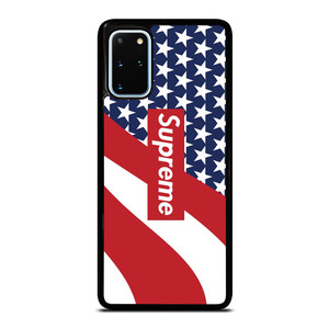 SUPREME LOGO AMERICAN FLAG Samsung Galaxy S20 Plus Case