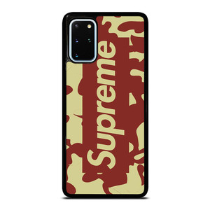 SUPREME RED CREAM LOGO Samsung Galaxy S20 Plus Case