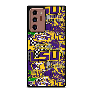 LSU Tigers UNIVERSUTY COLLAGE Samsung Galaxy Note 20 Ultra Case LSU Tigers UNIVERSUTY COLLAGE Samsung Galaxy Note 20 Ultra Case