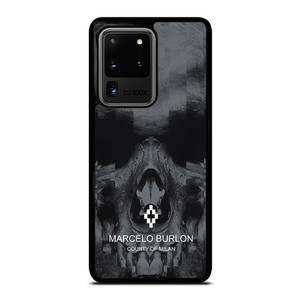 MARCELO BURLON SKULL LOGO Samsung Galaxy S20 Ultra Case MARCELO BURLON SKULL LOGO Samsung Galaxy S20 Ultra Case