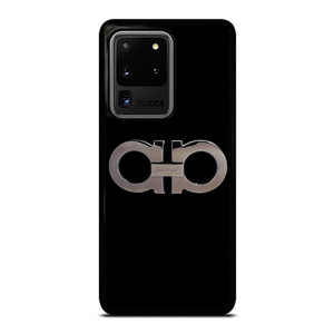SALVATORE FERRAGAMO LOGO BLACK Samsung Galaxy S20 Ultra  Case
