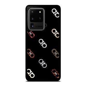 SALVATORE FERRAGAMO LOGO PATTERN Samsung Galaxy S20 Ultra  Case