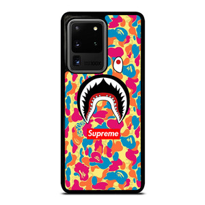 SUPREME BAPE CAMO COLOR FULL Samsung Galaxy S20 Ultra  Case