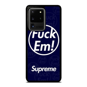 SUPREME FUCK EM BLUE Samsung Galaxy S20 Ultra  Case