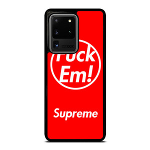 SUPREME FUCK EM RED Samsung Galaxy S20 Ultra  Case