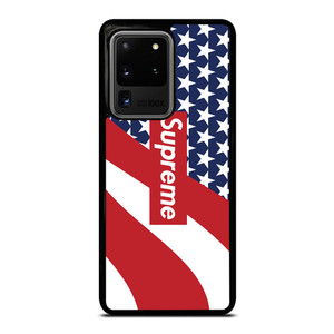 SUPREME LOGO AMERICAN FLAG Samsung Galaxy S20 Ultra  Case