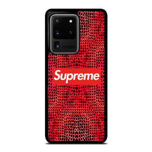 SUPREME RED SNAKE SKIN Samsung Galaxy S20 Ultra  Case