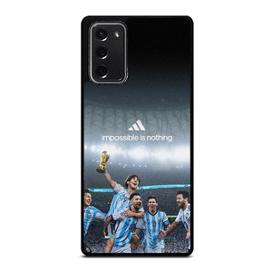 LIONEL MESSI IMPOSSIBLE IS NOTHING ADIDAS Samsung Galaxy Note 20 Case