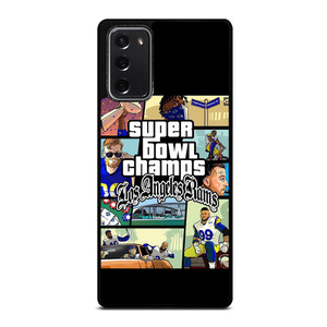 LOS ANGELES RAMS CHAMPIONS CARTOON Samsung Galaxy Note 20 Case
