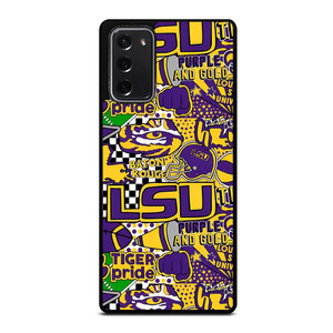 LSU Tigers UNIVERSUTY COLLAGE Samsung Galaxy Note 20 Case