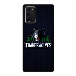 MINNESOTA TIMBERWOLVES WOODEN LOGO Samsung Galaxy Note 20 Case