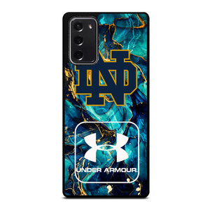 NOTRE DAME VS UNDER ARMOUR MARBLE BLUE Samsung Galaxy Note 20 Case NOTRE DAME VS UNDER ARMOUR MARBLE BLUE Samsung Galaxy Note 20 Case