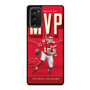 PATRICK MAHOMES KANSAS CITY CHIEFS MVP Samsung Galaxy Note 20 Case PATRICK MAHOMES KANSAS CITY CHIEFS MVP Samsung Galaxy Note 20 Case
