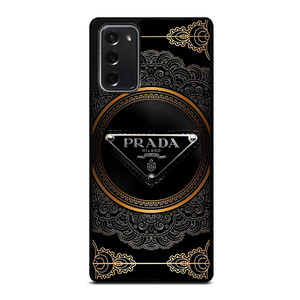PRADA MILANO BLACK GOLD Samsung Galaxy Note 20 Case PRADA MILANO BLACK GOLD Samsung Galaxy Note 20 Case