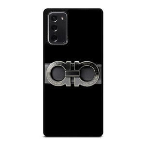 SALVATORE FERRAGAMO BELT BLACK Samsung Galaxy Note 20 Case SALVATORE FERRAGAMO BELT BLACK Samsung Galaxy Note 20 Case