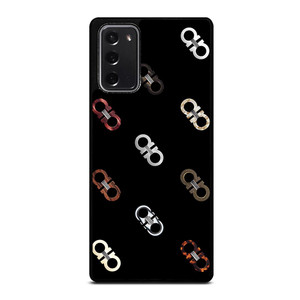 SALVATORE FERRAGAMO LOGO PATTERN Samsung Galaxy Note 20 Case SALVATORE FERRAGAMO LOGO PATTERN Samsung Galaxy Note 20 Case