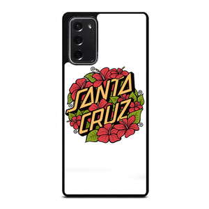 SANTA CRUZ SKATEBOARD FLORAL WHITE Samsung Galaxy Note 20 Case SANTA CRUZ SKATEBOARD FLORAL WHITE Samsung Galaxy Note 20 Case