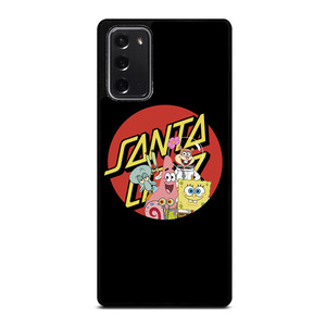 SANTA CRUZ SKATEBOARD X SPONGEBOB Samsung Galaxy Note 20 Case SANTA CRUZ SKATEBOARD X SPONGEBOB Samsung Galaxy Note 20 Case