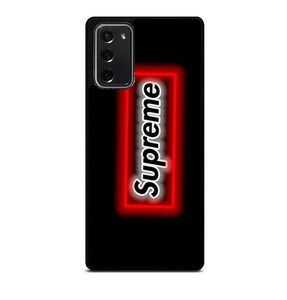 SUPREME LOGO NEON BOX Samsung Galaxy Note 20 Case SUPREME LOGO NEON BOX Samsung Galaxy Note 20 Case
