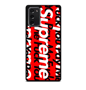 SUPREME PAY ME FUCK YOU Samsung Galaxy Note 20 Case SUPREME PAY ME FUCK YOU Samsung Galaxy Note 20 Case