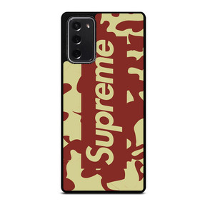 SUPREME RED CREAM LOGO Samsung Galaxy Note 20 Case SUPREME RED CREAM LOGO Samsung Galaxy Note 20 Case