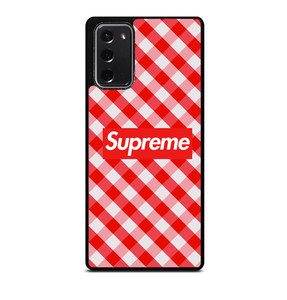 SUPREME RED GINGHAM Samsung Galaxy Note 20 Case SUPREME RED GINGHAM Samsung Galaxy Note 20 Case