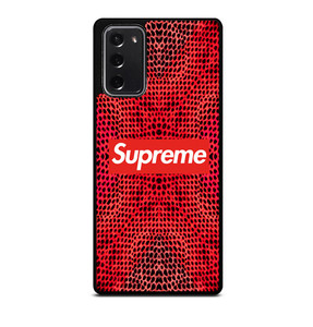SUPREME RED SNAKE SKIN Samsung Galaxy Note 20 Case