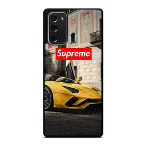 SUPREME YELLOW LAMBORGINI Samsung Galaxy Note 20 Case SUPREME YELLOW LAMBORGINI Samsung Galaxy Note 20 Case