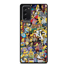 THE SIMPSONS ALL COLLAGE Samsung Galaxy Note 20 Case THE SIMPSONS ALL COLLAGE Samsung Galaxy Note 20 Case