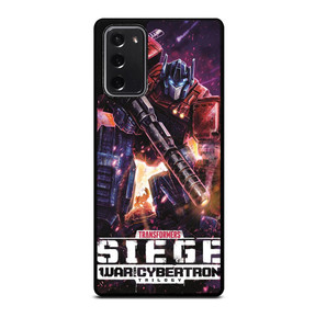 TRANSFORMERS WAR FOR CYBERTRON POSTER Samsung Galaxy Note 20 Case