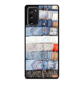TRUE RELIGION BRAND JEANS COLLAGE Samsung Galaxy Note 20 Case TRUE RELIGION BRAND JEANS COLLAGE Samsung Galaxy Note 20 Case