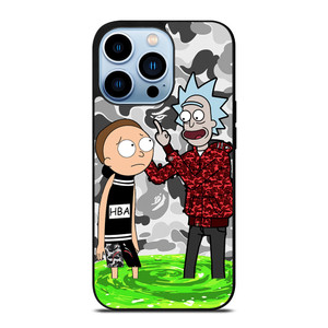 RICK AND MORTY BAPE iPhone 13 Pro Max Case RICK AND MORTY BAPE iPhone 13 Pro Max Case