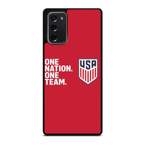 USA SOCCER ONE NATION ONE TEAM Samsung Galaxy Note 20 Case USA SOCCER ONE NATION ONE TEAM Samsung Galaxy Note 20 Case