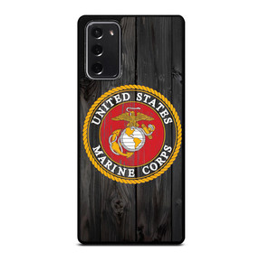 USMC US MARINE CORPS WOOD Samsung Galaxy Note 20 Case USMC US MARINE CORPS WOOD Samsung Galaxy Note 20 Case