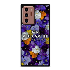 PURPLE FLOWERS COACH NEW YORK Samsung Galaxy Note 20 Ultra Case PURPLE FLOWERS COACH NEW YORK Samsung Galaxy Note 20 Ultra Case