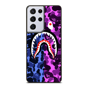 BAPE SHARK LOGO BLUE VIOLET Samsung Galaxy S21 Ultra Case BAPE SHARK LOGO BLUE VIOLET Samsung Galaxy S21 Ultra Case